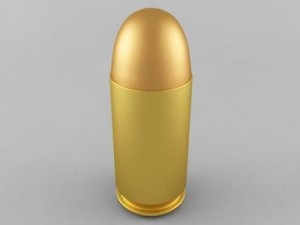 .45 acp cartridge 3D Model