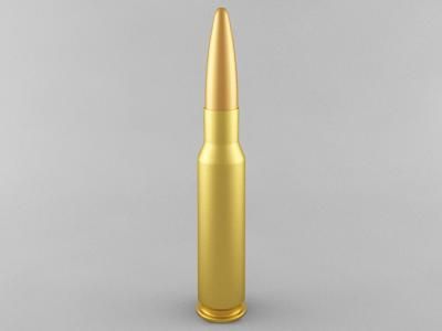 5.45x39 cartridge Modèle 3D .c4d .max .obj .3ds .fbx .stl .blend 