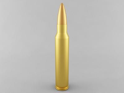 5.56x45 nato cartridge Modello 3D .c4d .max .obj .3ds .fbx .stl .blend 
