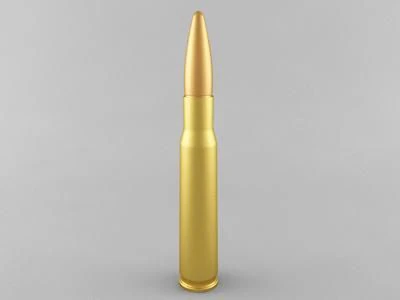 50 bmg cartridge 3D Model .c4d .max .obj .3ds .fbx .stl .blend 