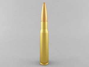 .50 bmg cartridge Modello 3D