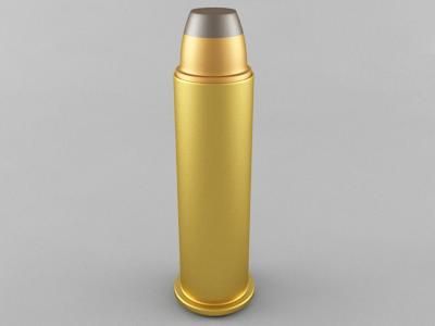 .357 magnum cartridge 3D मॉडल .c4d .max .obj .3ds .fbx .stl .blend 