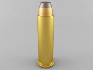 .357 magnum cartridge Modèle 3D