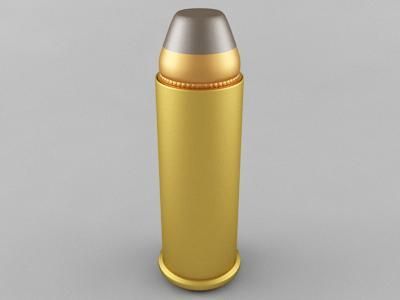 .44 magnum cartridge Modelo 3D .c4d .max .obj .3ds .fbx .stl .blend 