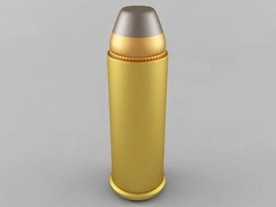 44 magnum cartridge 3D Model .c4d .max .obj .3ds .fbx .stl .blend