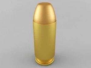 40 SW-Patrone 3D Modell