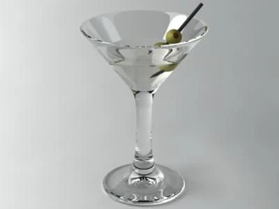 martini 3D Model .c4d .max .obj .3ds .fbx .stl .blend 
