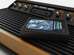 atari 2600 vcs Modello 3D