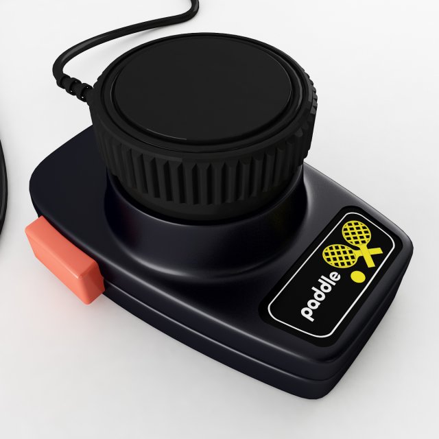paddle controller 3D Model .c4d .max .obj .3ds .fbx .stl .blend 
