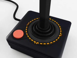 joystick atari Modelo 3D