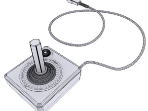 atari joystick 3D Model