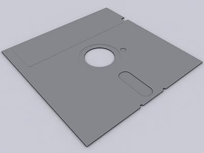 inch floppy disk 3D Модель .c4d .max .obj .3ds .fbx .stl .blend 