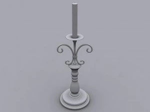iron candle holder 3D Model