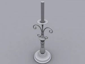 iron candle holder 3D Model