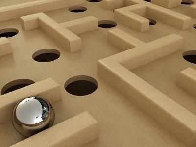 labyrinth game 3D Model .c4d .max .obj .3ds .fbx .stl .blend 