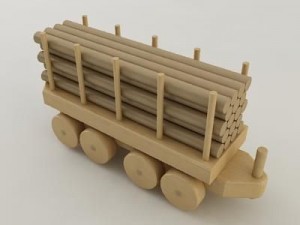 toy train Modèle 3D