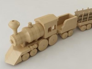 toy train Modèle 3D