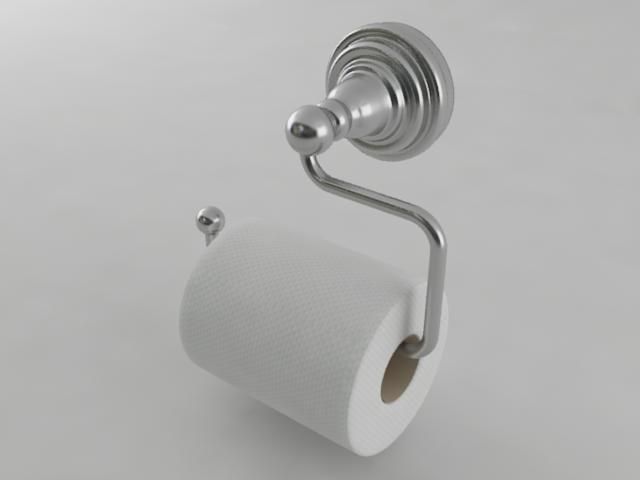 toilet paper style 3 3Dモデル .c4d .max .obj .3ds .fbx .stl .blend 