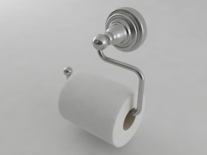 toilet paper style 3 3D Модель