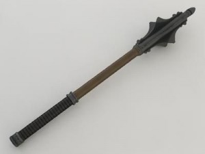 flanged mace Model 3D