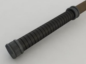 flanged mace Model 3D