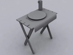 outdoor dining serving tray 3D Model