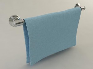 bathroom towel rack 3D Model