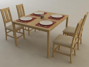 kitchen table 3D Model