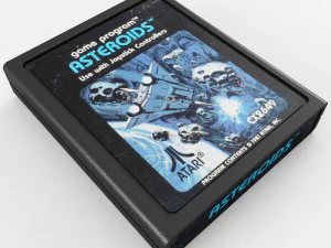 atari 2600 vcs collection 3D Model