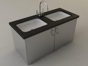 commercial sink 3D Model