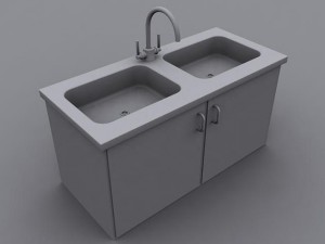 commercial sink 3D Model