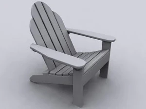 adirondack chair 3D Model