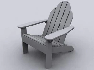 adirondack chair 3D Model