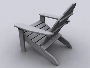 adirondack chair 3D Model
