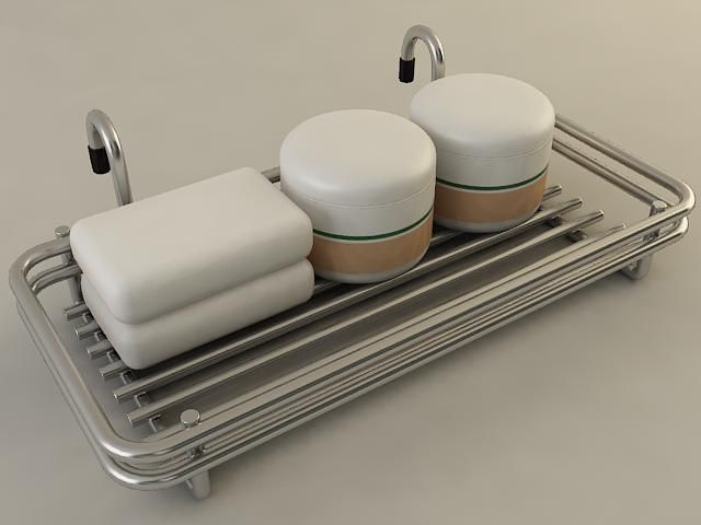 bathroom accessory rack 3Dモデル .c4d .max .obj .3ds .fbx .stl .blend 