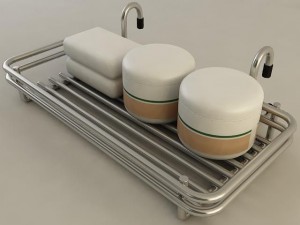 bathroom accessory rack 3Dモデル