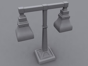 traditional lamp Modèle 3D