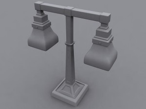 traditional lamp Modèle 3D