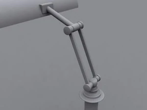 banker style adjustable lamp 3D Model
