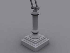 banker style adjustable lamp Modelo 3D