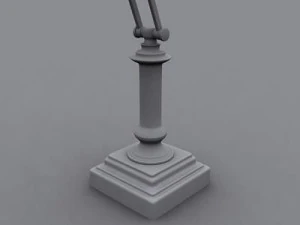 banker style adjustable lamp 3D Model