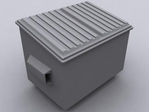 dumpster Modelo 3D