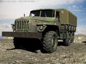 ural 4320 3D Model