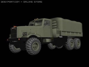 kraz 255a Modèle 3D