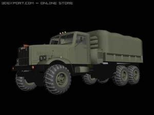 КрАЗ 255А 3D Модель