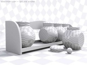 stand jar Model 3D