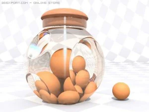 stand jar 3D Model