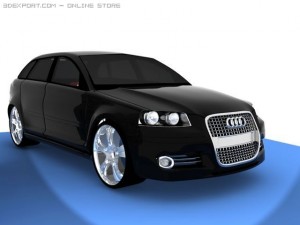 audi a3 sportback 3D-Modell