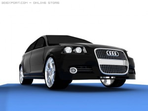 audi a3 sportback Modelo 3D