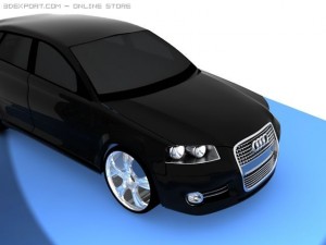 audi a3 sportback Modelo 3D